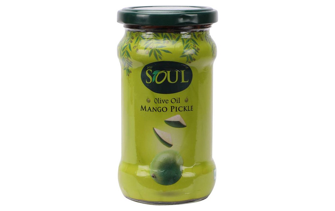 Soul Olive Oil Mango Pickle   Glass Jar  300 grams